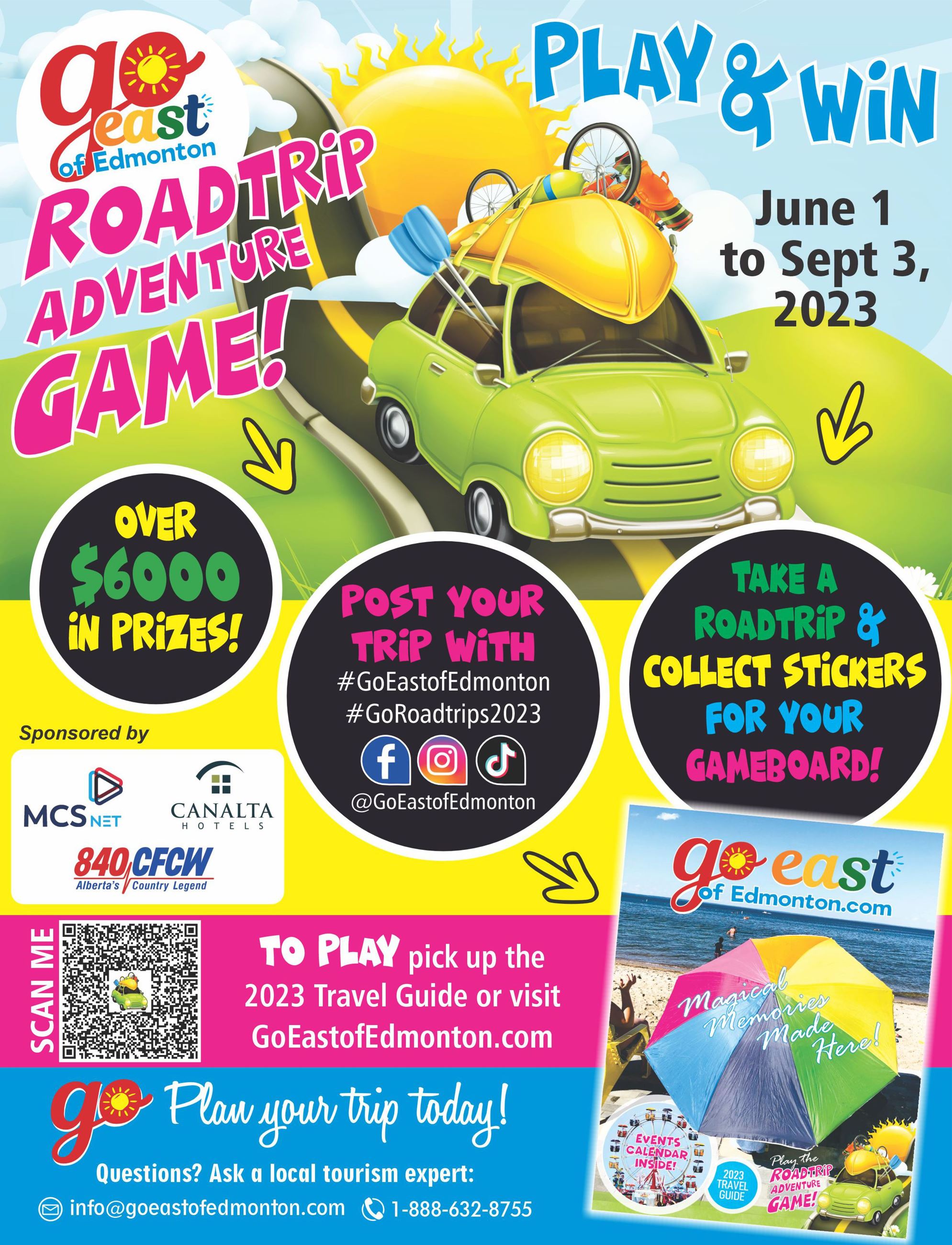 Go East Adventure Game Facebook Poster